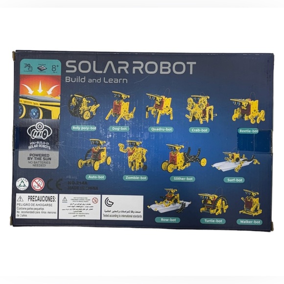 Solar robot build and learn 12 in 1 buildable robot toy powered by the sun. - Picture 9 of 11